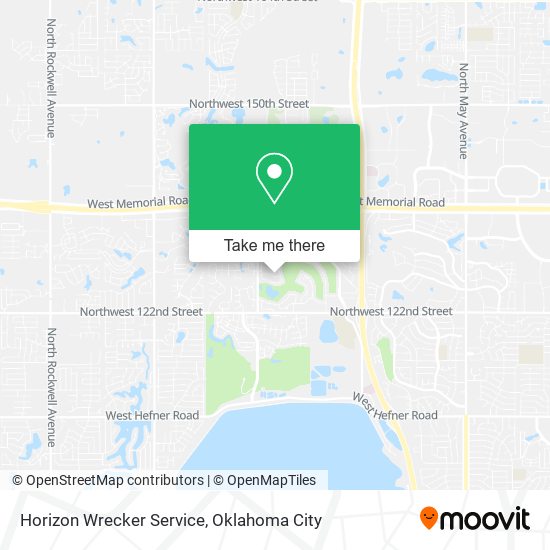 Mapa de Horizon Wrecker Service