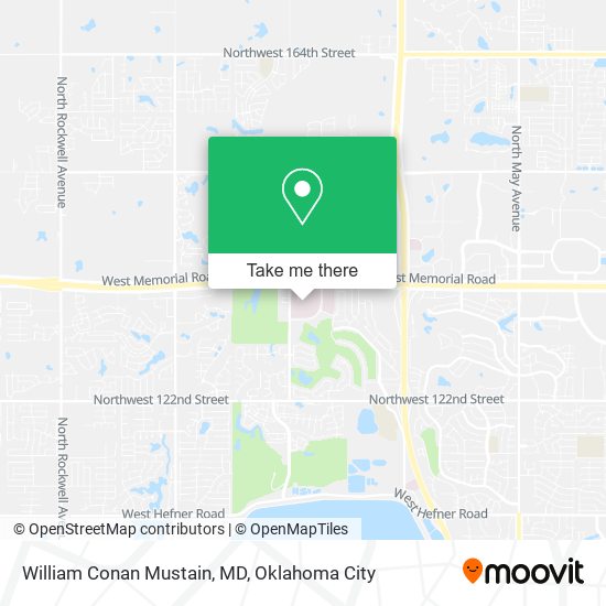 Mapa de William Conan Mustain, MD