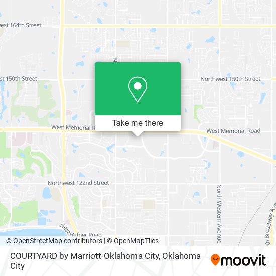 Mapa de COURTYARD by Marriott-Oklahoma City