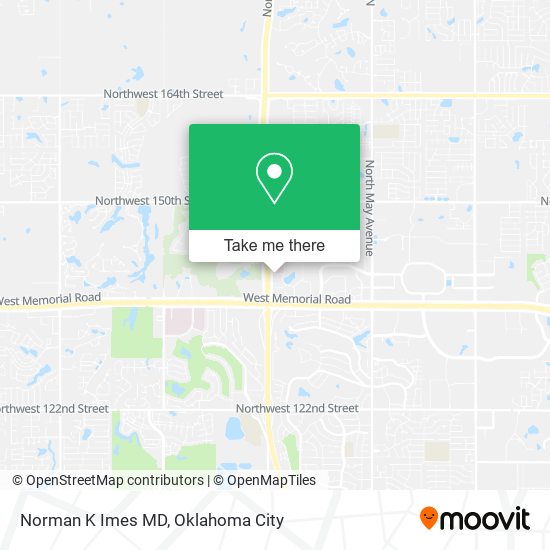Norman K Imes MD map