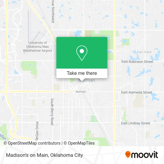 Madison's on Main map