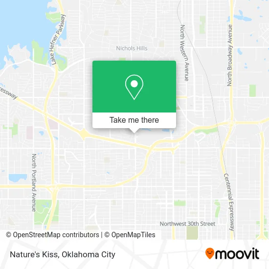 Nature's Kiss map