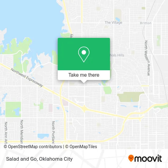 Salad and Go map