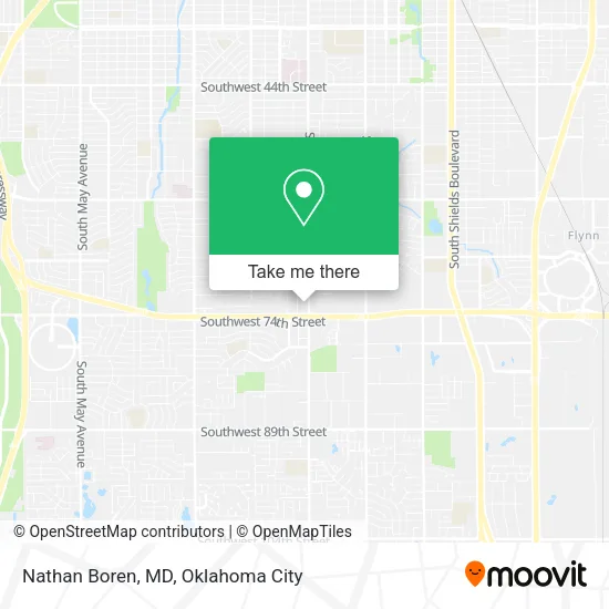 Nathan Boren, MD map