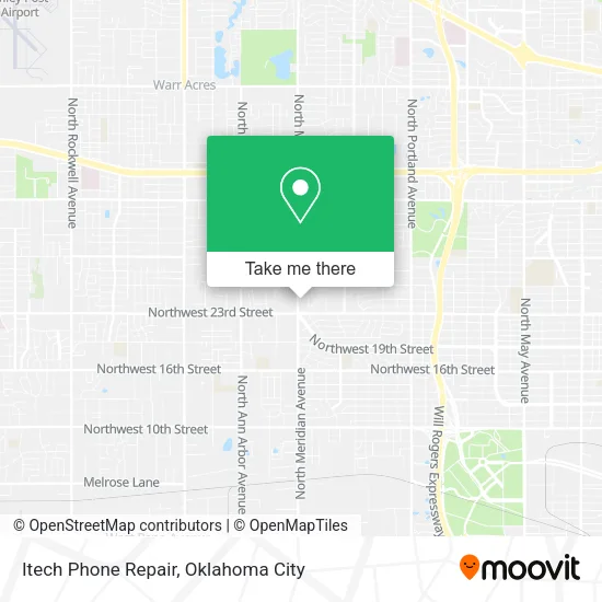 Mapa de Itech Phone Repair
