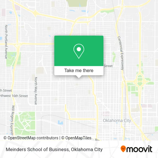 Meinders School of Business map