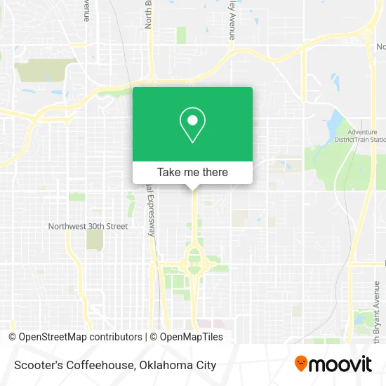 Scooter's Coffeehouse map