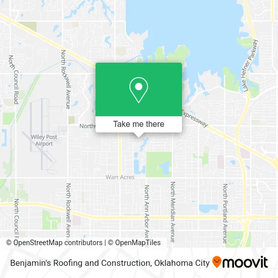 Mapa de Benjamin's Roofing and Construction