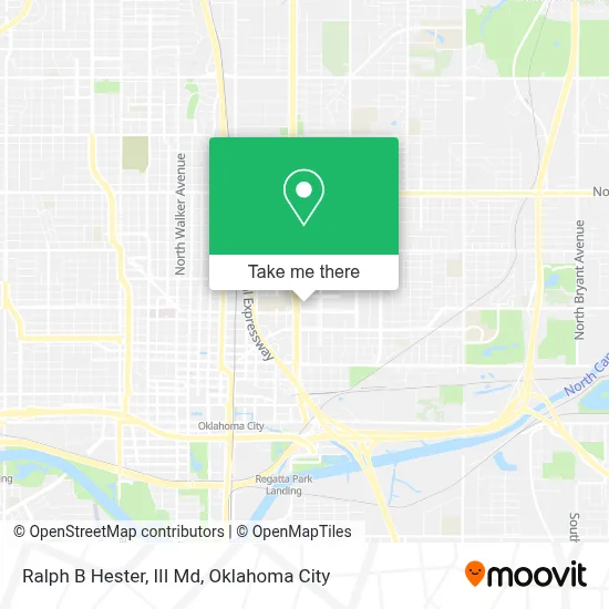 Ralph B Hester, III Md map