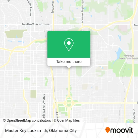 Master Key Locksmith map
