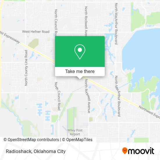 Radioshack map