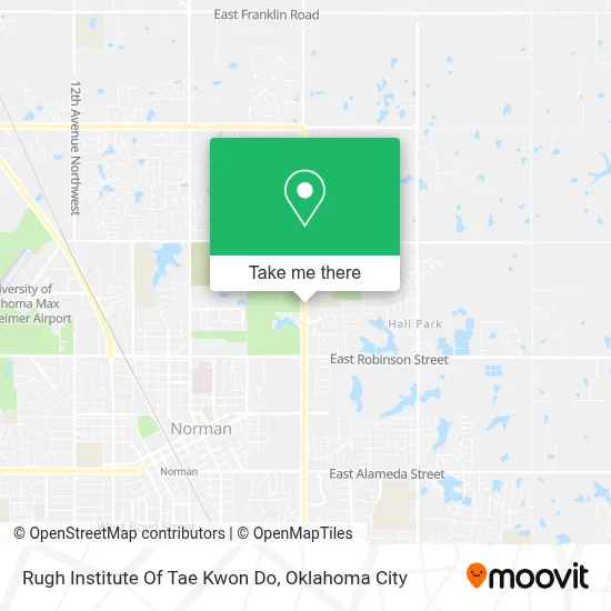 Rugh Institute Of Tae Kwon Do map