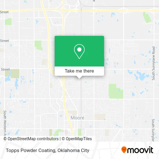 Topps Powder Coating map