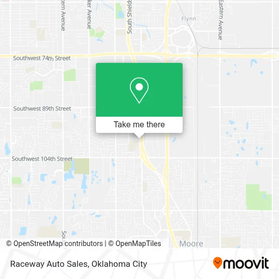 Raceway Auto Sales map