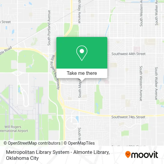 Metropolitan Library System - Almonte Library map