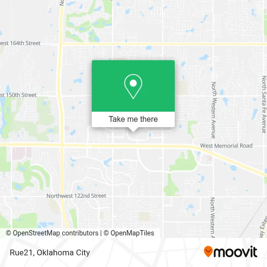 Rue21 map