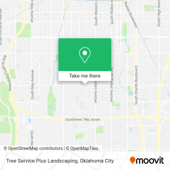 Tree Service Plus Landscaping map
