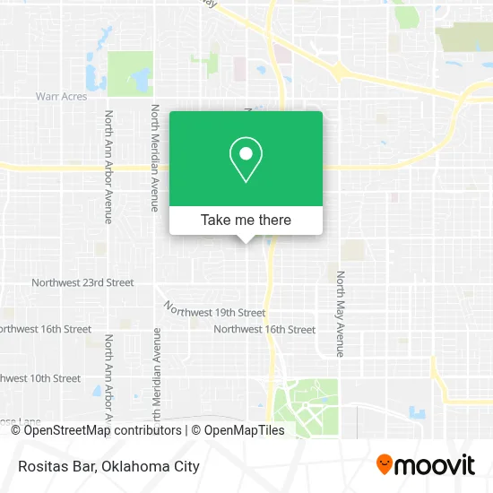 Rositas Bar map