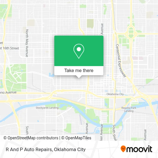 R And P Auto Repairs map
