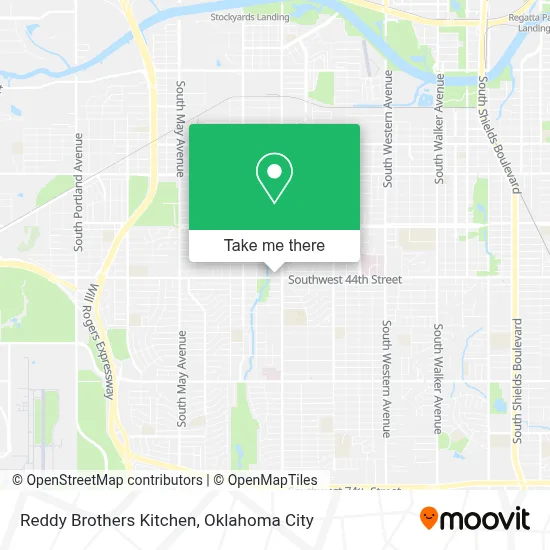 Reddy Brothers Kitchen map