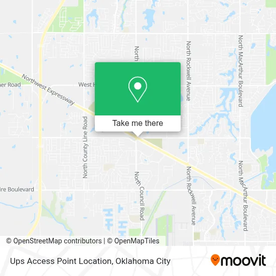 Ups Access Point Location map