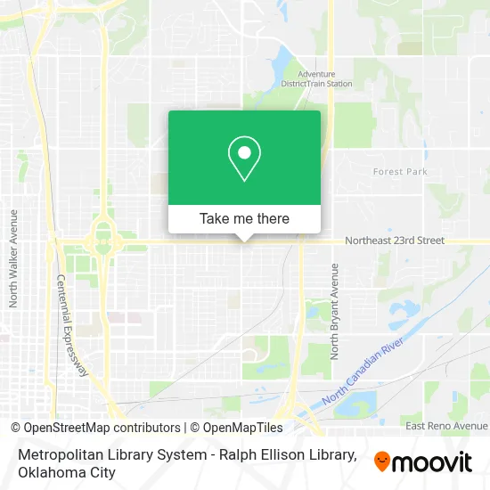 Metropolitan Library System - Ralph Ellison Library map