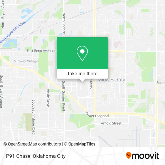 P91 Chase map