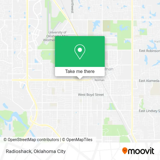 Radioshack map
