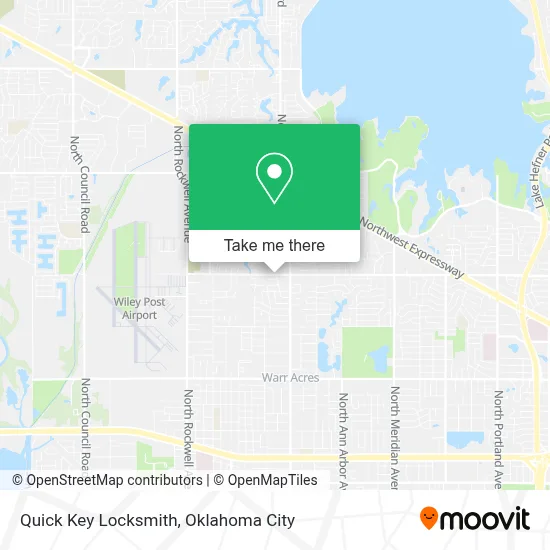 Quick Key Locksmith map
