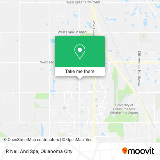 R Nail And Spa map