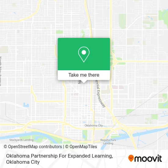 Oklahoma Partnership For Expanded Learning map