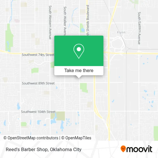 Reed's Barber Shop map