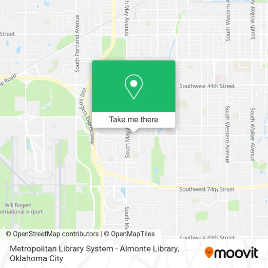 Metropolitan Library System - Almonte Library map