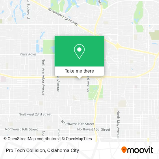 Pro Tech Collision map