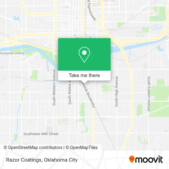 Razor Coatings map