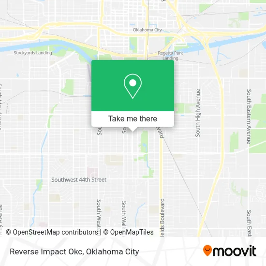 Reverse Impact Okc map