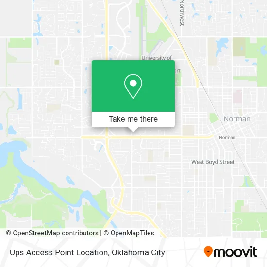 Ups Access Point Location map