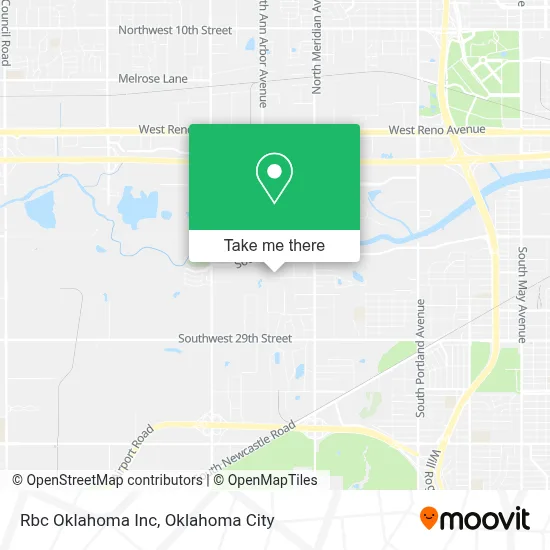 Rbc Oklahoma Inc map