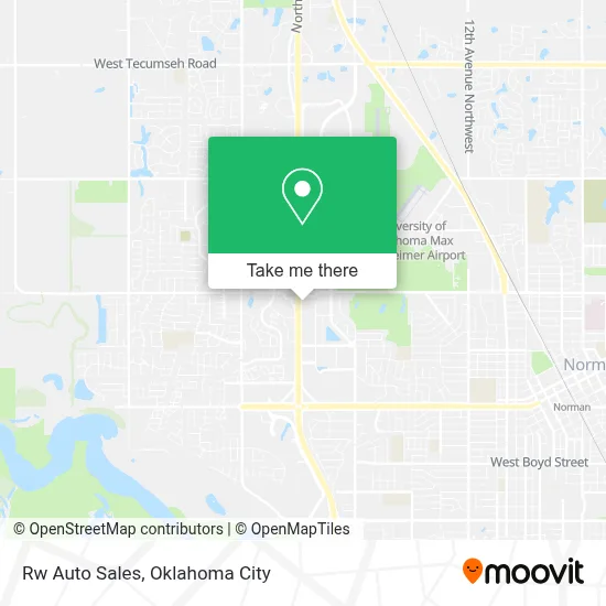 Rw Auto Sales map