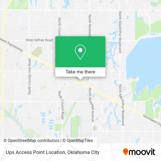 Ups Access Point Location map