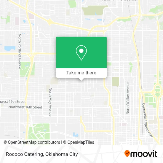 Rococo Catering map