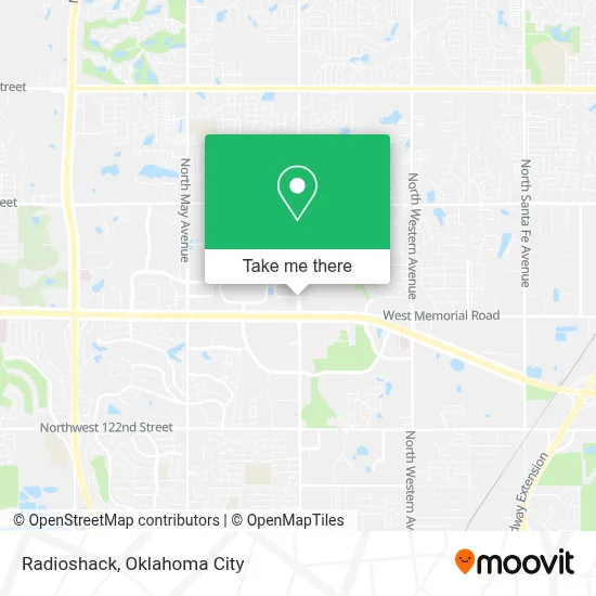Radioshack map