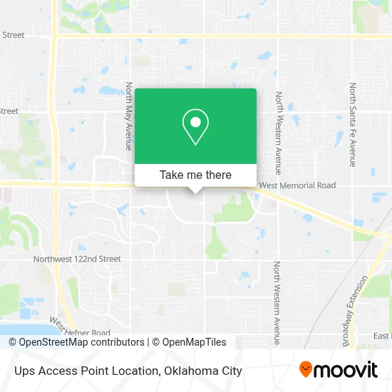 Ups Access Point Location map