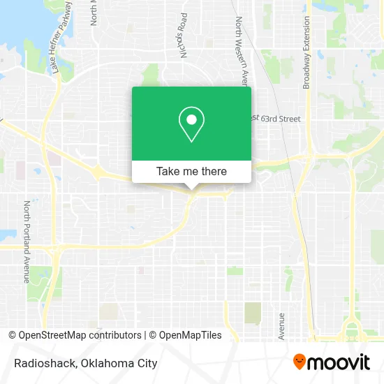 Radioshack map