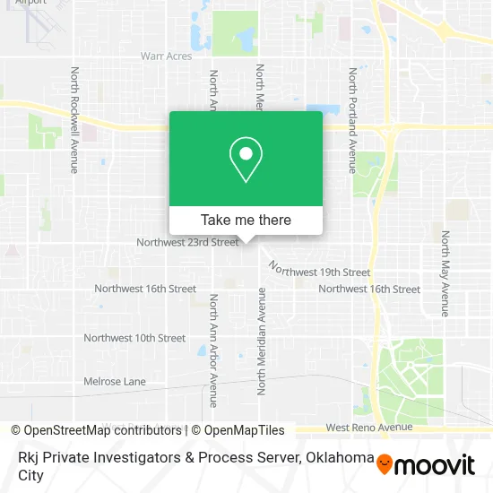 Rkj Private Investigators & Process Server map