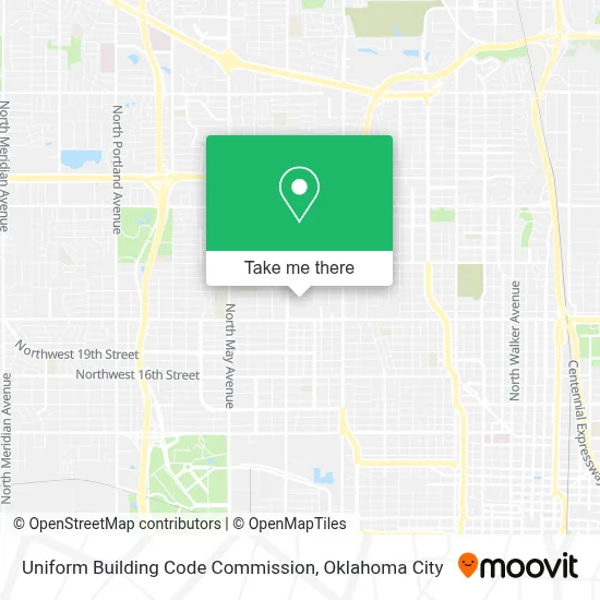 Uniform Building Code Commission map