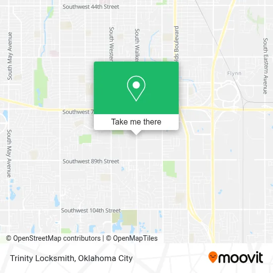 Trinity Locksmith map