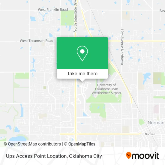Ups Access Point Location map