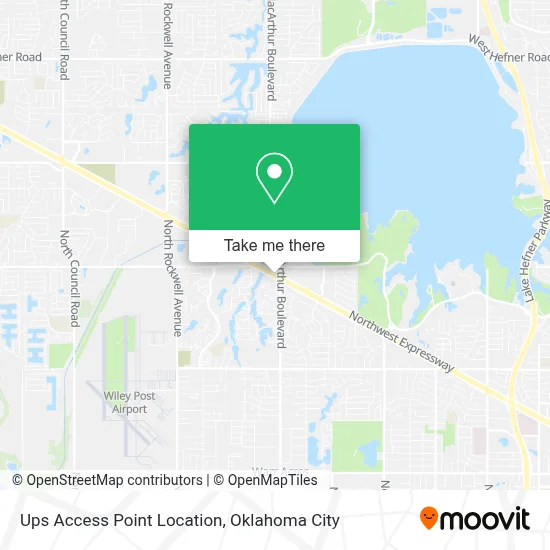 Ups Access Point Location map