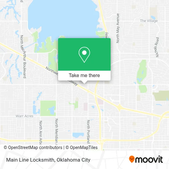 Main Line Locksmith map